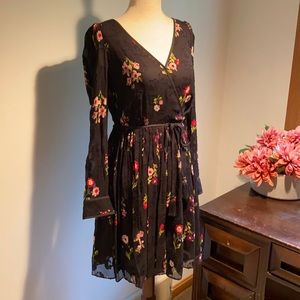 Kate Spade Black Floral Dress